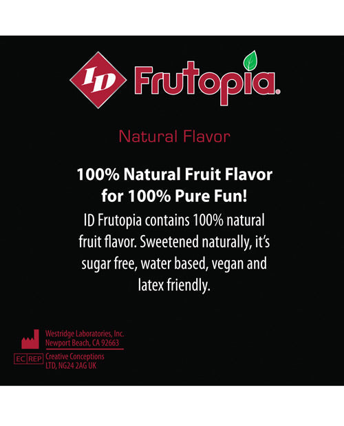 Id Frutopia Natural Lubricant - 1 Oz Cherry Lubes - Tophatter Daily Deals