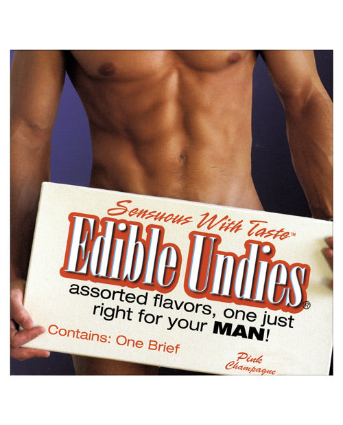 Men's Edible Undies - Pink Champagne Default Title Body Fun - Tophatter Daily Deals