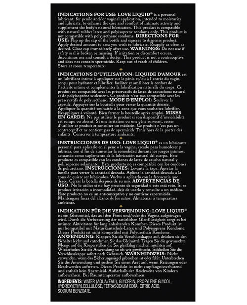 Kama Sutra Love Liquid Classic Water Based Lube - 3.4 Oz Lubes - Tophatter Daily Deals