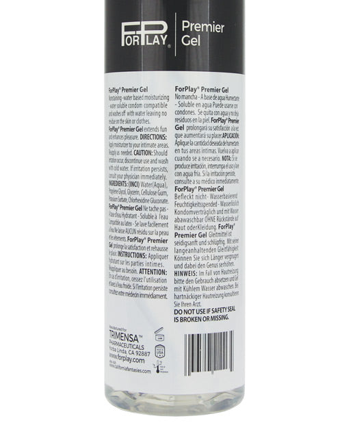 Forplay Premier Gel Lubricant - 9 Oz Pump Bottle Lubes - Tophatter Daily Deals