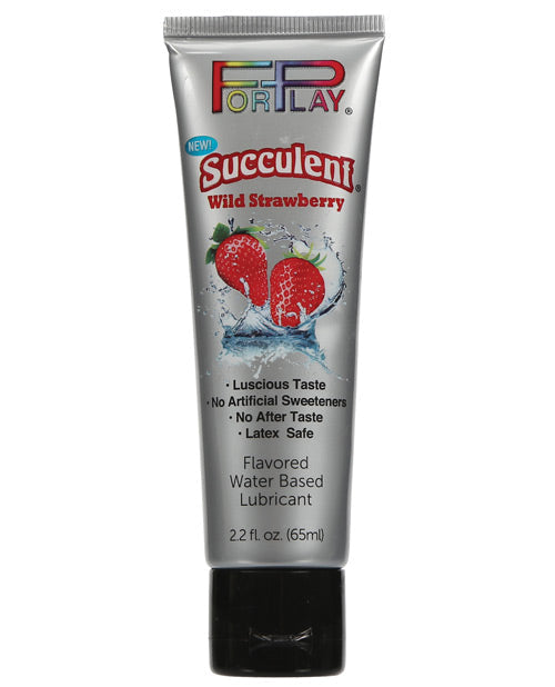 Forplay Succulents - 2.2 Oz Tube Wild Strawberry Default Title Lubes - Tophatter Daily Deals