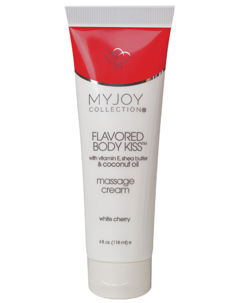 My Joy Collection Flavored Body Kiss - White Cherry Default Title Massage Oils, Lotions, Creams And Gels - Tophatter Daily Deals