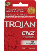 Trojan Enz Non-lubricated - Box Of 3 Default Title Condoms - Tophatter Daily Deals