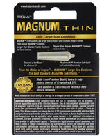 Trojan Magnum Thin Condoms - Box Of 3 Condoms - Tophatter Daily Deals