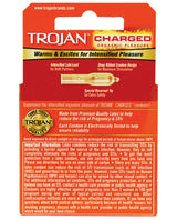 Trojan Intensified Charged Condoms - Box Of 3 Condoms - Tophatter Daily Deals