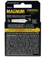 Trojan Magnum Ribbed Condoms - Box Of 3 Condoms - Tophatter Daily Deals