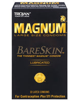 Trojan Magnum Bareskin Condoms - Box Of 10 Default Title Condoms - Tophatter Daily Deals