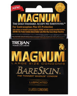 Trojan Magnum Bareskin Condoms - Pack Of 3 Default Title Condoms - Tophatter Daily Deals