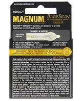Trojan Magnum Bareskin Condoms - Pack Of 3 Condoms - Tophatter Daily Deals