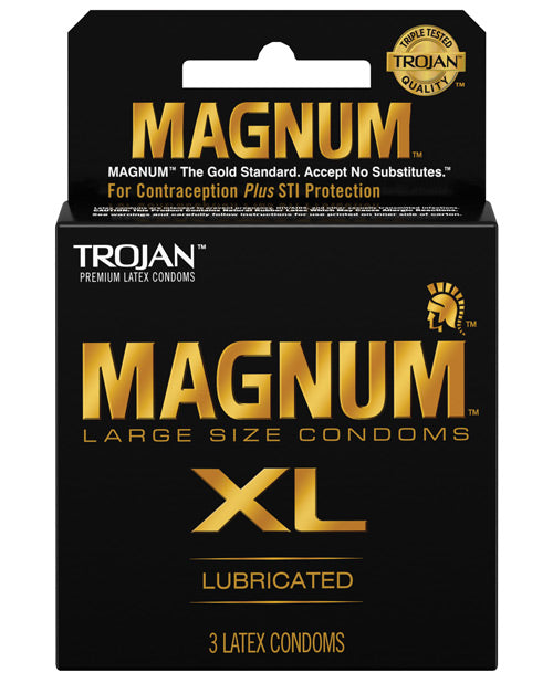 Trojan Magnum Xl - Pack Of 3 Default Title Condoms - Tophatter Daily Deals
