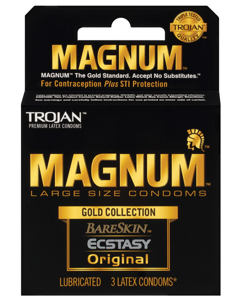 Trojan Magnum Gold Collection - Box Of 3 Default Title Condoms - Tophatter Daily Deals