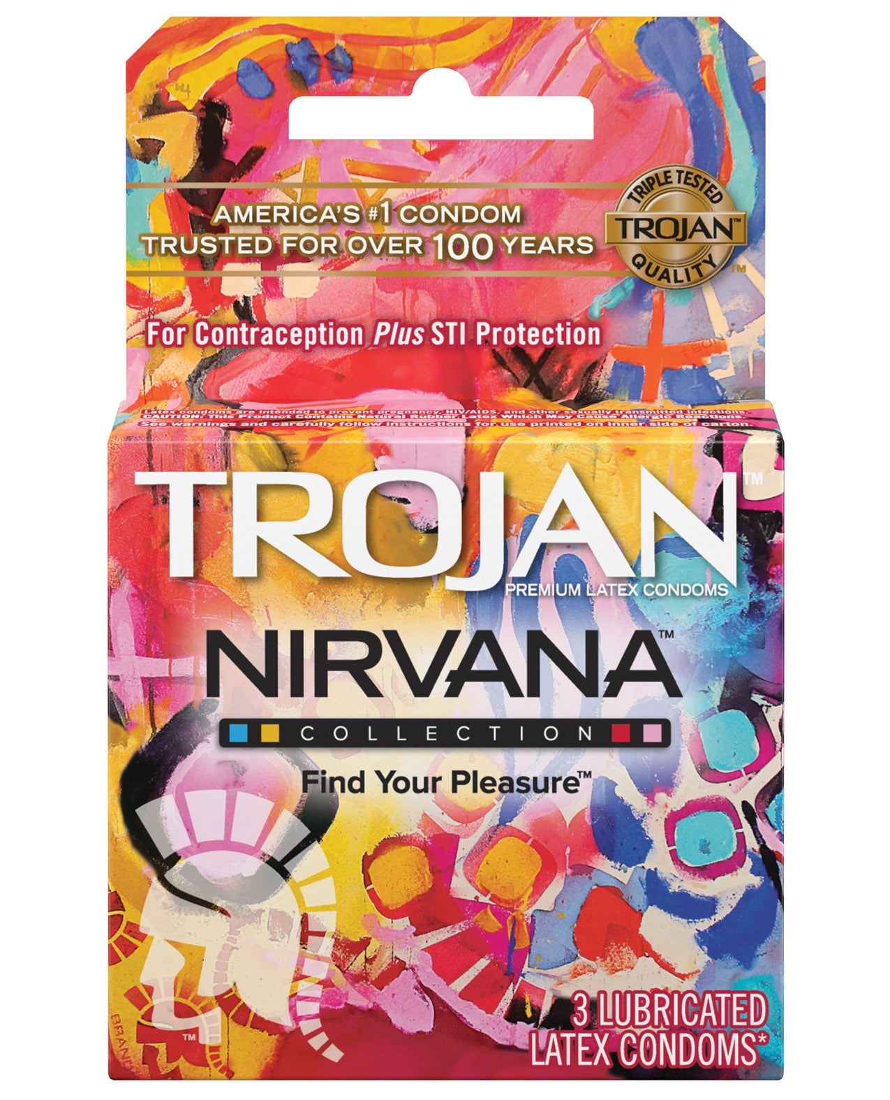 Trojan Nirvana Condom - Pack Of 3 Default Title Condoms - Tophatter Daily Deals