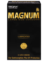 Trojan Magnum Condoms - Box Of 12 Default Title Condoms - Tophatter Daily Deals