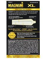 Trojan Magnum Xl Lubricated Condom - Box Of 12 Condoms - Tophatter Daily Deals