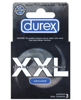 Durex Xxl - Box Of 3 Default Title Condoms - Tophatter Daily Deals