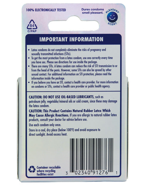 Durex Invisible Ulta Thin Condom - Box Of 3 Condoms - Tophatter Daily Deals