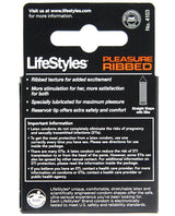 Lifestyles Ultra Ribbed - Box Of 3 Condoms - Tophatter Daily Deals