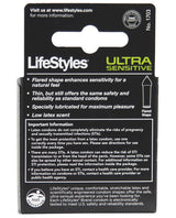 Lifestyles Ultra Sensitive - Box Of 3 Condoms - Tophatter Daily Deals