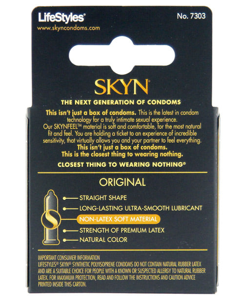 Lifestyles Skyn Non-latex - Box Of 3 Condoms - Tophatter Daily Deals