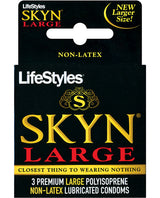 Lifestyles Skyn Large Non-latex - Box Of 3 Default Title Condoms - Tophatter Daily Deals