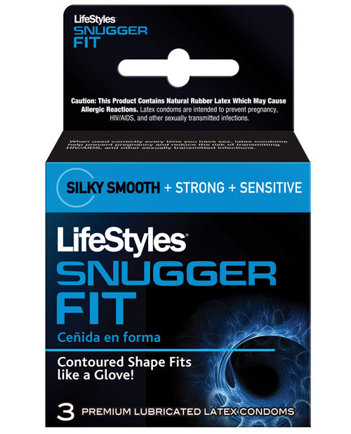Lifestyles Snug Fit Condom - Pack Of 3 Default Title Condoms - Tophatter Daily Deals