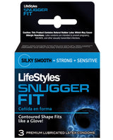 Lifestyles Snug Fit Condom - Pack Of 3 Default Title Condoms - Tophatter Daily Deals