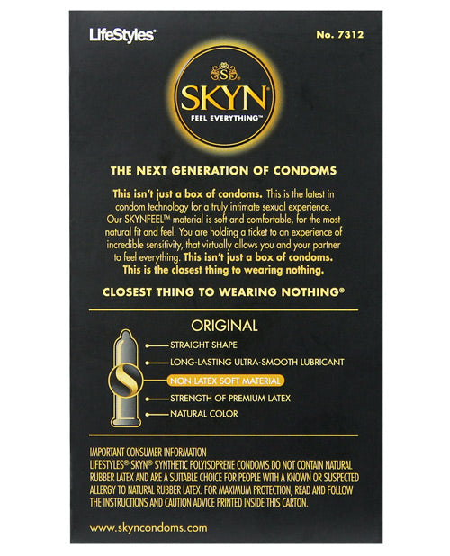 Lifestyles Skyn Non-latex - Box Of 12 Condoms - Tophatter Daily Deals