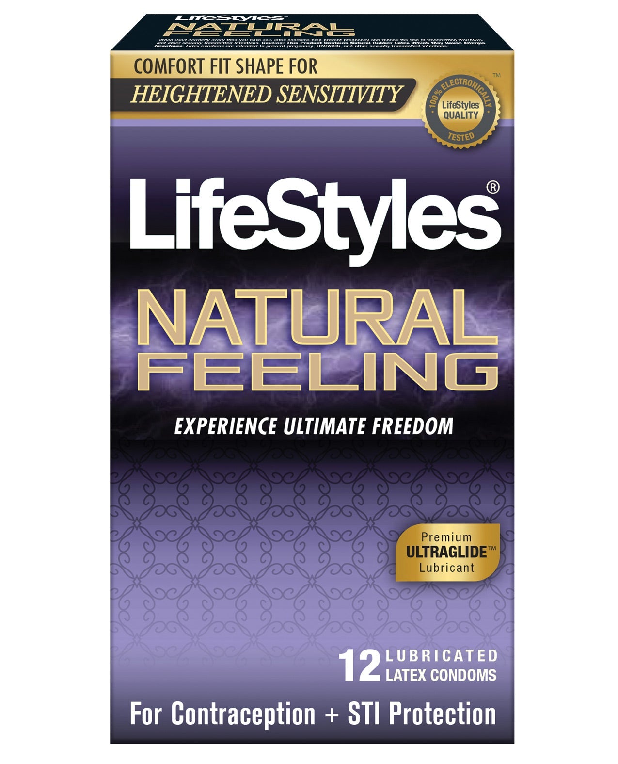 Lifestyles Natural Feeling Condoms - Pack Of 12 Default Title Condoms - Tophatter Daily Deals