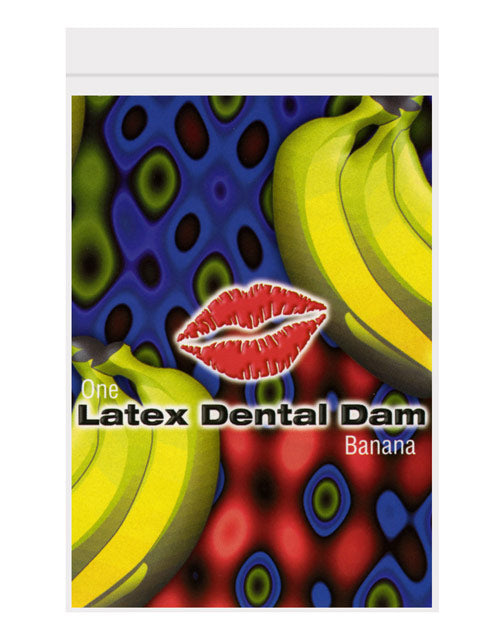 Latex Dental Dam - Banana Default Title Condoms - Tophatter Daily Deals