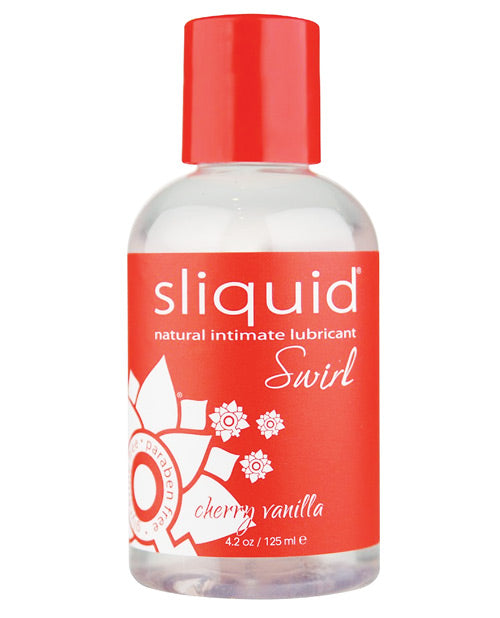 Sliquid Naturals Swirl Lubricant - 4.2 Oz Cherry Vanilla Default Title Lubes - Tophatter Daily Deals