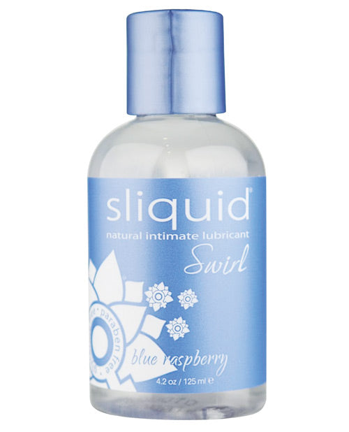 Sliquid Naturals Swirl Lubricant - 4.2 Oz Blue Raspberry Default Title Lubes - Tophatter Daily Deals