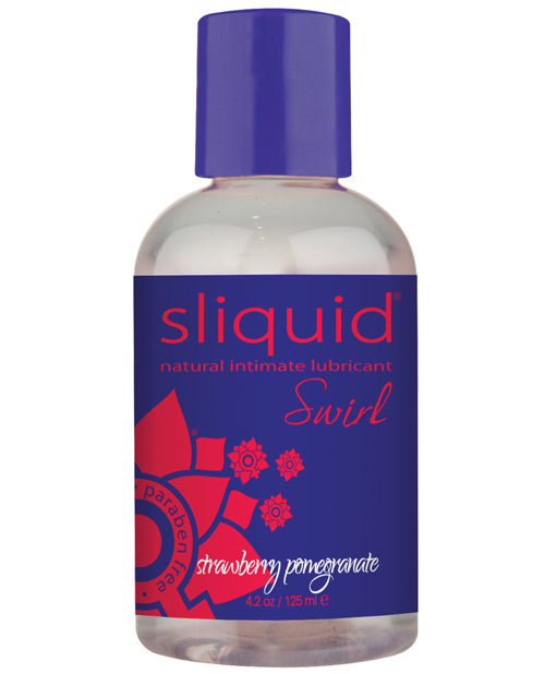 Sliquid Naturals Swirl Lubricant - 4.2 Oz Strawberry Pomegranate Default Title Lubes - Tophatter Daily Deals