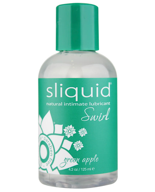 Sliquid Naturals Swirl Lubricant - 4.2 Oz Green Apple Default Title Lubes - Tophatter Daily Deals