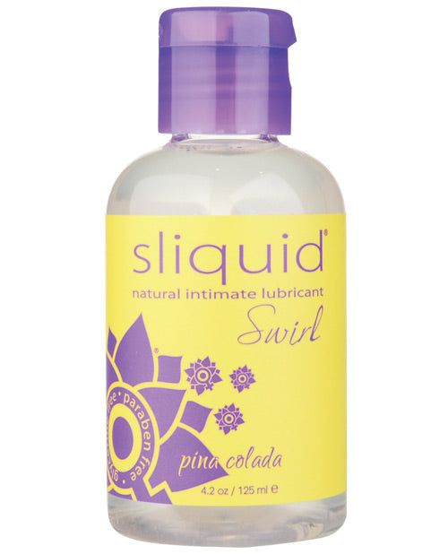 Sliquid Naturals Swirl Lubricant - 4.2 Oz Pina Colada Default Title Lubes - Tophatter Daily Deals