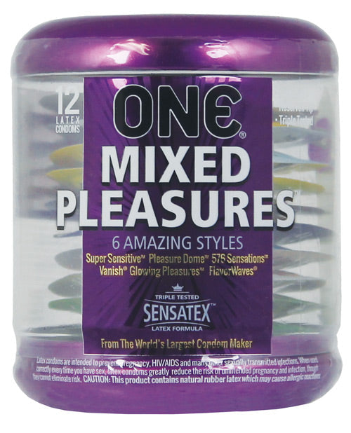 One Mixed Pleasures Condoms - Jar Of 12 Default Title Condoms - Tophatter Daily Deals