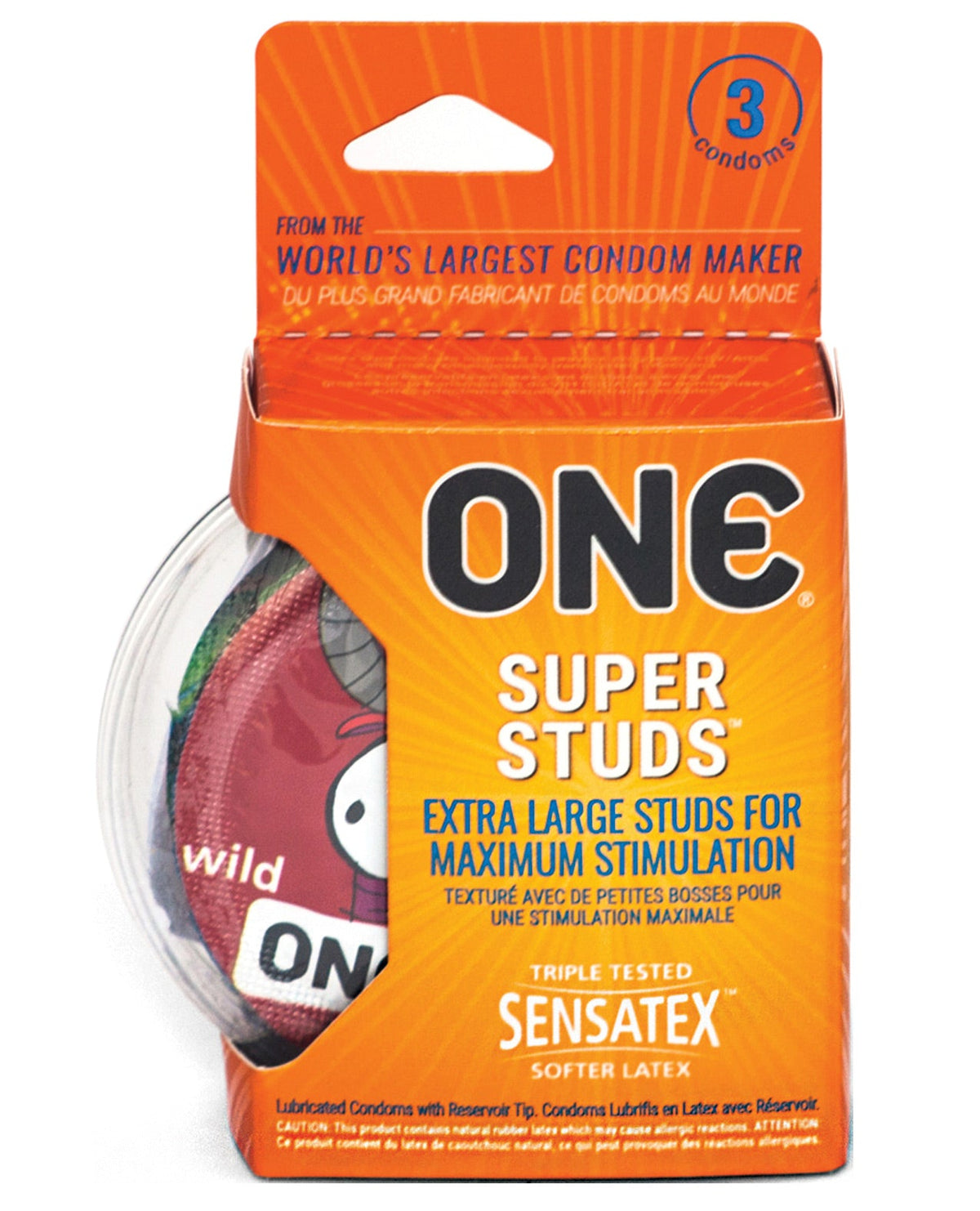 One Super Studs Condoms - Pack Of 3 Default Title Condoms - Tophatter Daily Deals