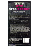 Beyond Seven Mega Big Boy Condom - Pack Of 12 Condoms - Tophatter Daily Deals