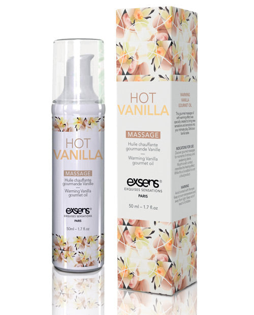 Exsens Of Paris Warming Massage Oil - Hot Vanilla Default Title Massage Oils, Lotions, Creams & Gels - Tophatter Daily Deals