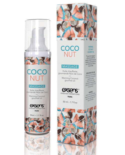 Exsens Of Paris Warming Massage Oil - Coconut Default Title Massage Oils, Lotions, Creams & Gels - Tophatter Daily Deals