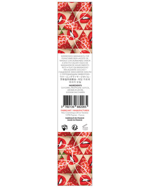 Exsens Of Paris Warming Massage Oil - Strawberry Massage Oils, Lotions, Creams & Gels - Tophatter Daily Deals