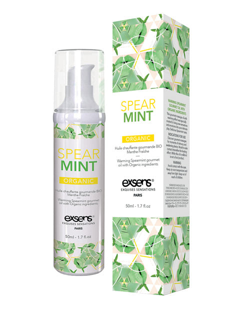 Exsens Of Paris Organic Massage Oil - 50 Ml Spearmint Default Title Massage Oils, Lotions, Creams & Gels - Tophatter Daily Deals