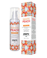 Exsens Of Paris Organic Massage Oil - 50 Ml White Peach Default Title Massage Oils, Lotions, Creams & Gels - Tophatter Daily Deals