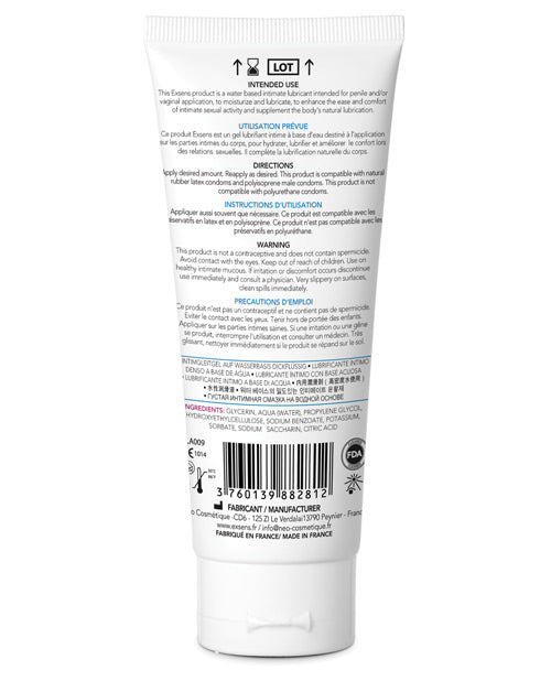 Exsens Of Paris Personal Waterbased Lubricant - Pure Aqua Lubes - Tophatter Daily Deals