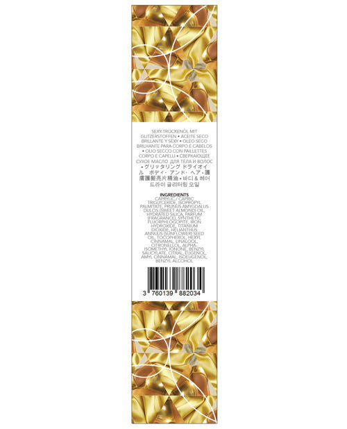 Exsens Of Paris Beauty Glam Oil W-glitter Massage Oils, Lotions, Creams And Gels - Tophatter Daily Deals