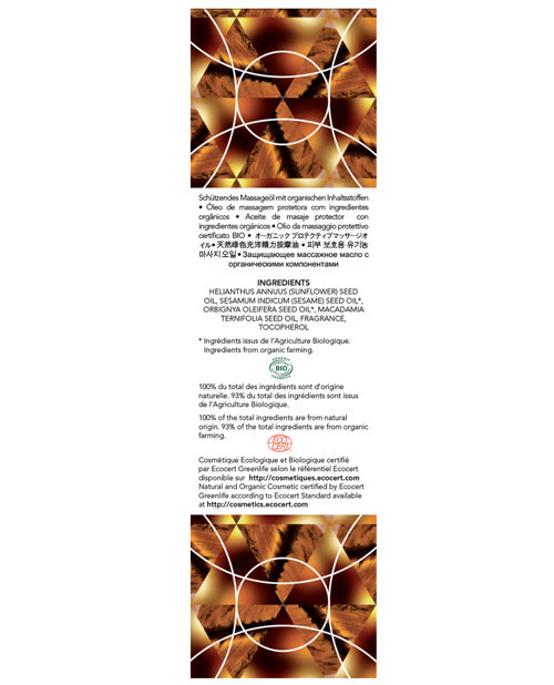 Exsens Of Paris Organic Massage Oil W-stones - Tiger Eye Macadamia Massage Oils, Lotions, Creams And Gels - Tophatter Daily Deals