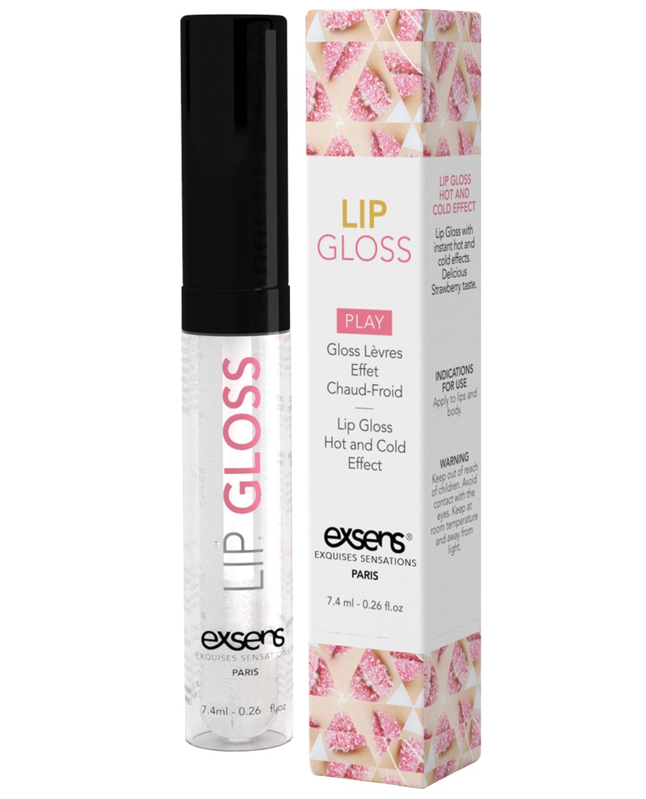 Exsens Of Paris Play Lip Gloss Hot & Cold Default Title Sexual Enhancers - Tophatter Daily Deals