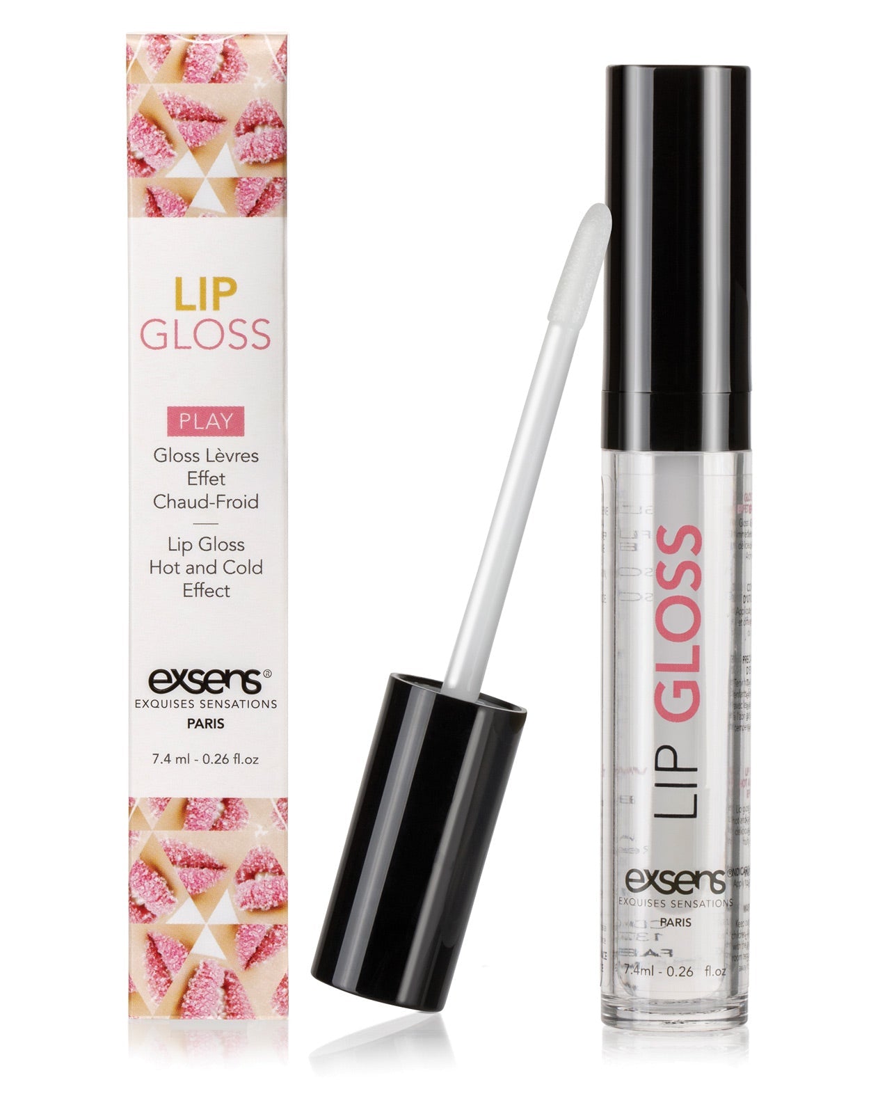 Exsens Of Paris Play Lip Gloss Hot & Cold Sexual Enhancers - Tophatter Daily Deals