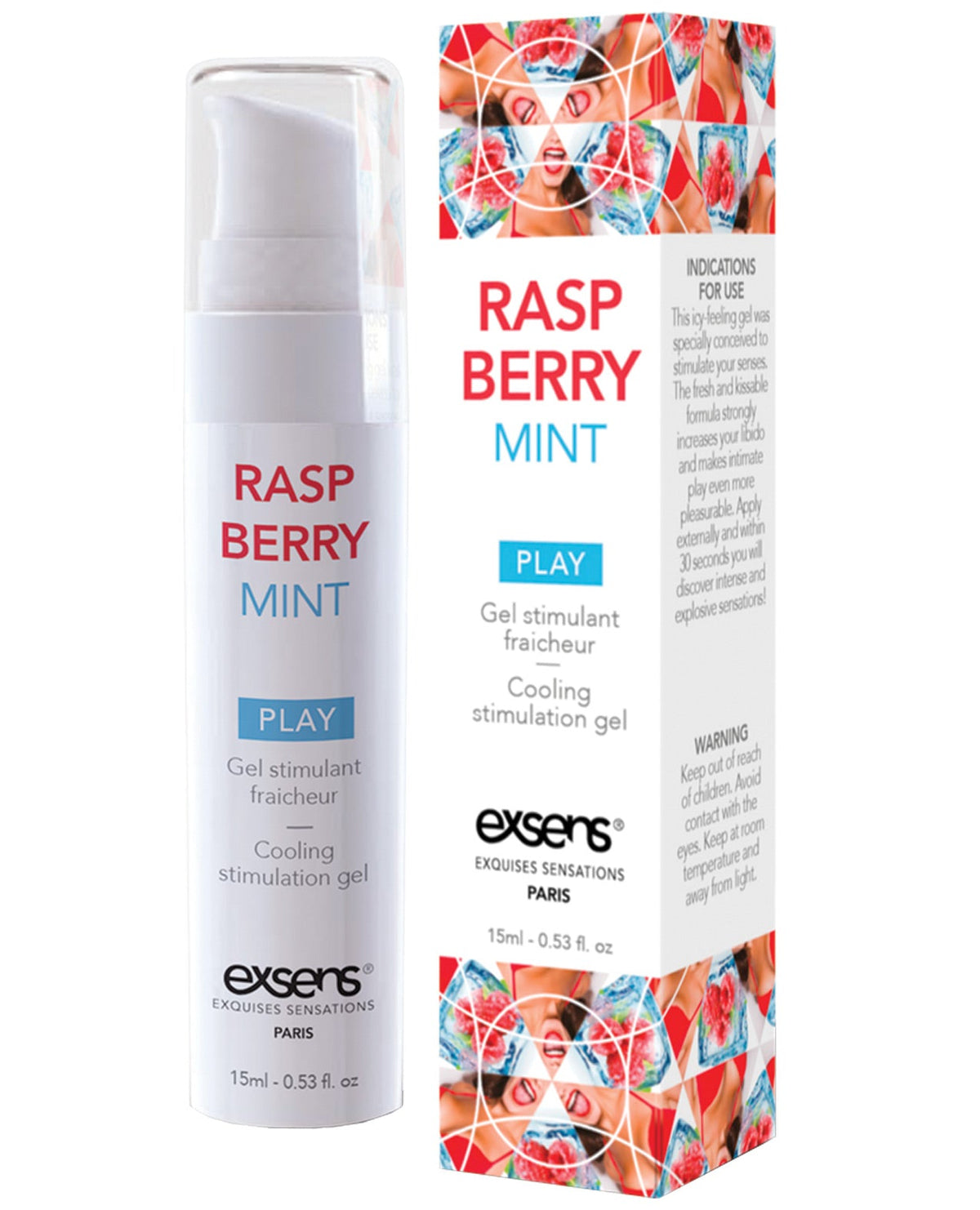 Exsens Of Paris Arousal Gel - 15 Ml Raspberry Mint Default Title Sexual Enhancers - Tophatter Daily Deals