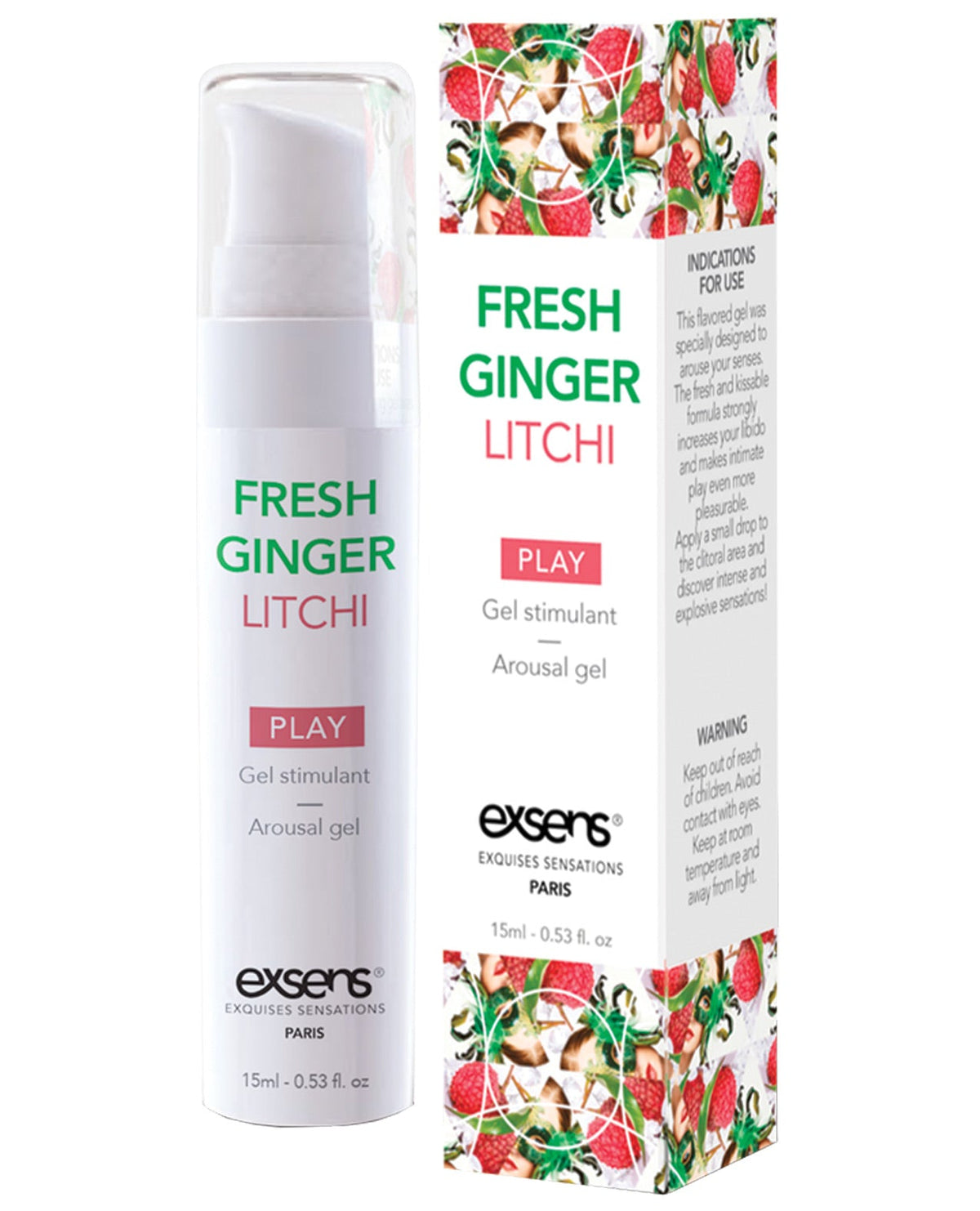 Exsens Of Paris Arousal Gel - 15 Ml Fresh Ginger Lychee Default Title Sexual Enhancers - Tophatter Daily Deals