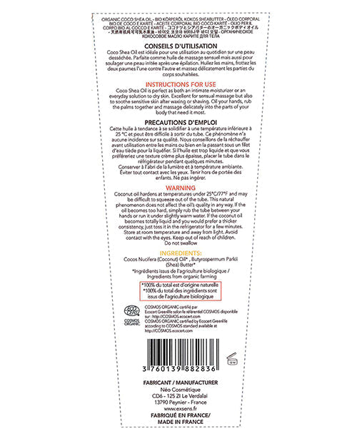 Exsens Of Paris Coco Shea Oil - 100 Ml Massage Oils, Lotions, Creams And Gels - Tophatter Daily Deals
